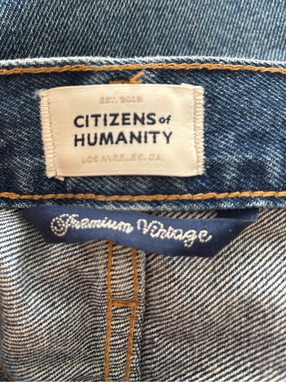 Citizens of Humanity Charlotte High Rise Straight Jeans Magnolia Size 26 - Picture 13 of 16